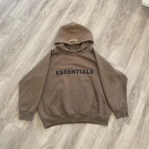 Brown Essentials Hoodie